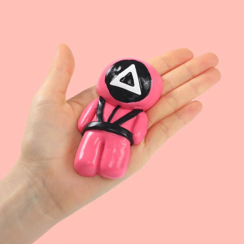 Pink Squid Game Guy Taba Squishy - Image 3