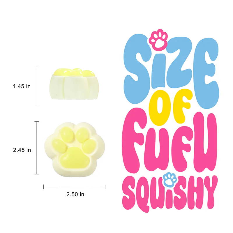 Green Grape Cat Paw Taba Squishy - Image 5